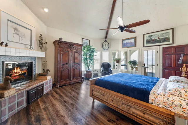 a view of a terrace with furniture and a potted plant