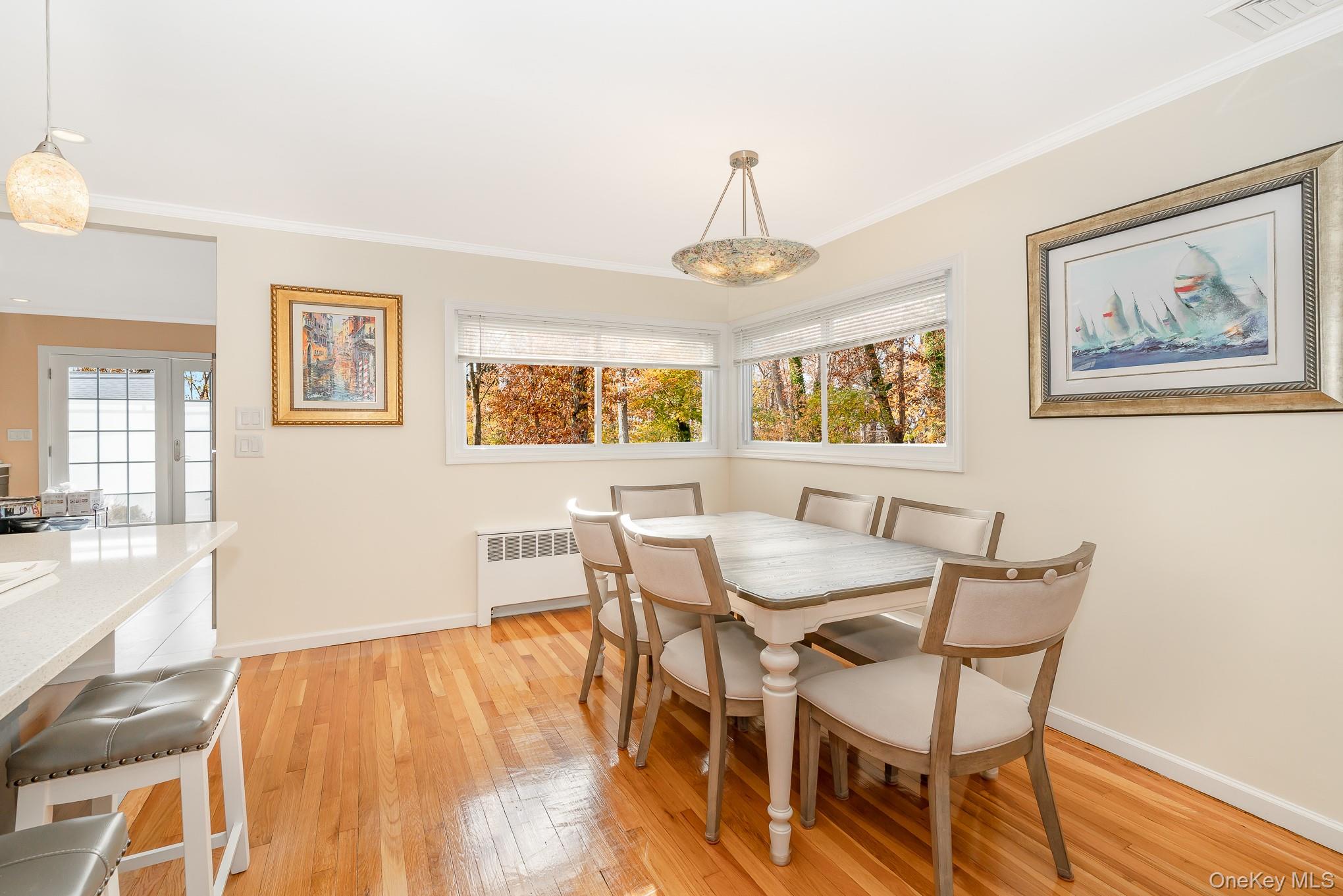 15 Chadwick Road Syosset, NY 11791 - Photo 19 of 35 a view of a dining room with furniture and wooden floor