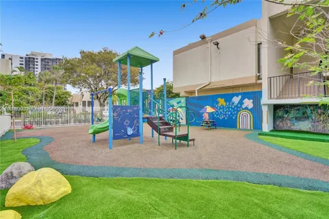 a view of a swimming pool and outdoor space