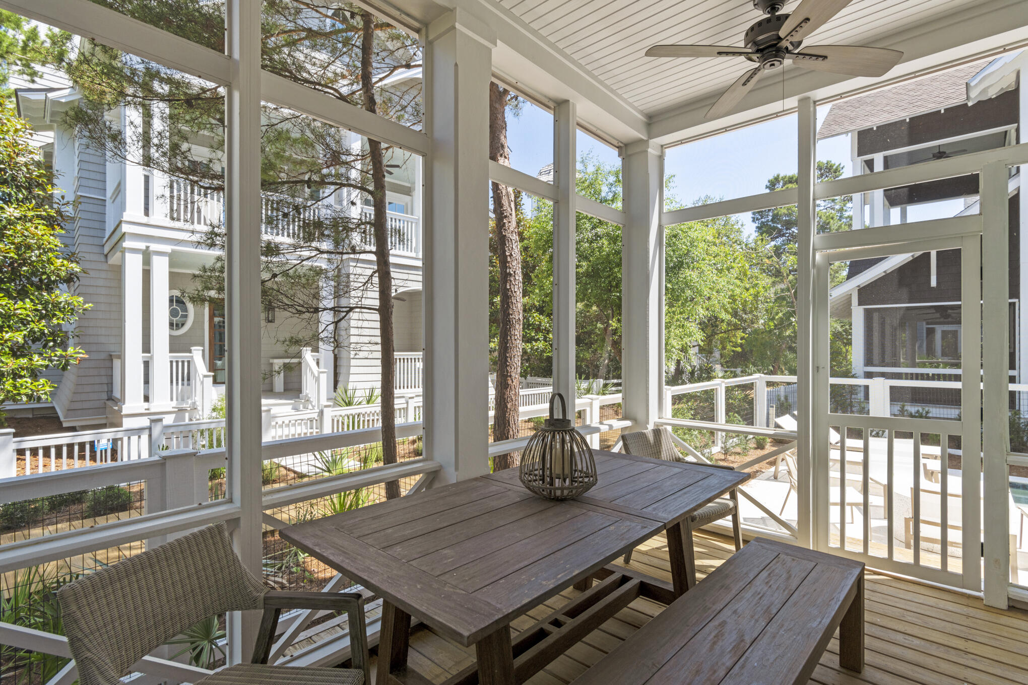30 North Shingle Lane Watersound, FL 32461 - Photo 12 of 45 a view of a deck with wooden floor and outdoor seating