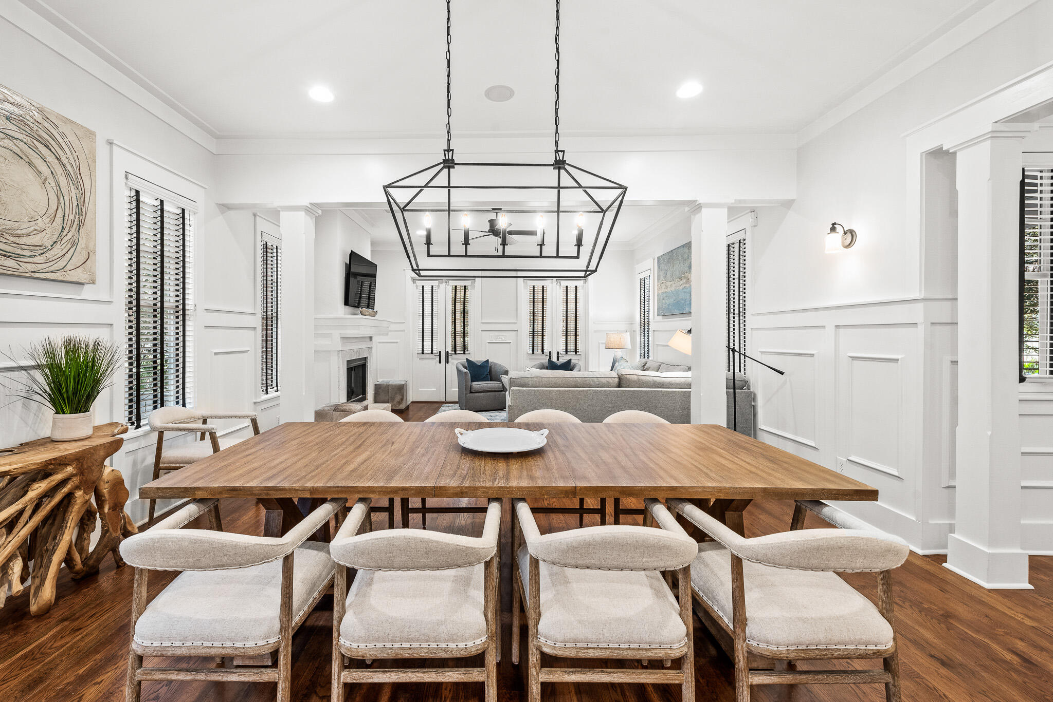 30 North Shingle Lane Watersound, FL 32461 - Photo 15 of 45 a view of a dining room with furniture window and wooden floor
