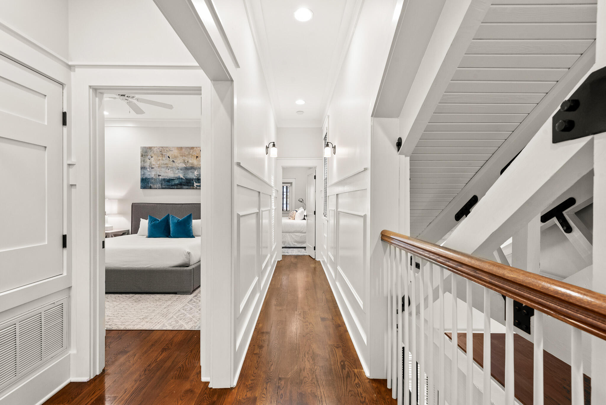 30 North Shingle Lane Watersound, FL 32461 - Photo 28 of 45 a view of living room with furniture and wooden floor