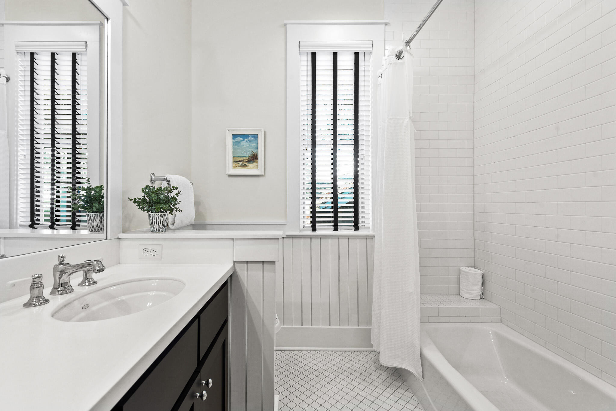 30 North Shingle Lane Watersound, FL 32461 - Photo 32 of 45 a bathroom with a sink and a bathtub