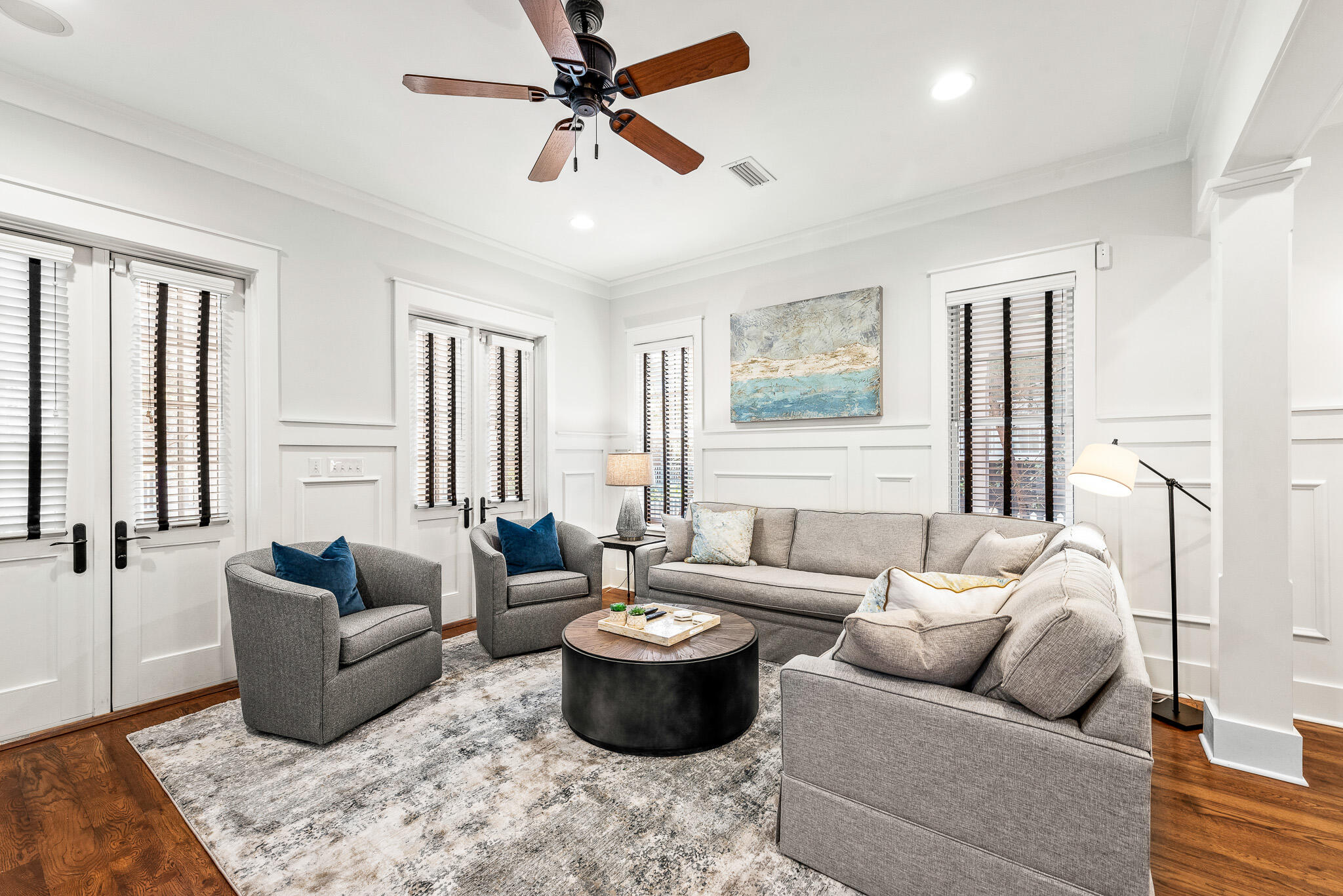 30 North Shingle Lane Watersound, FL 32461 - Photo 5 of 45 a living room with furniture and a large window
