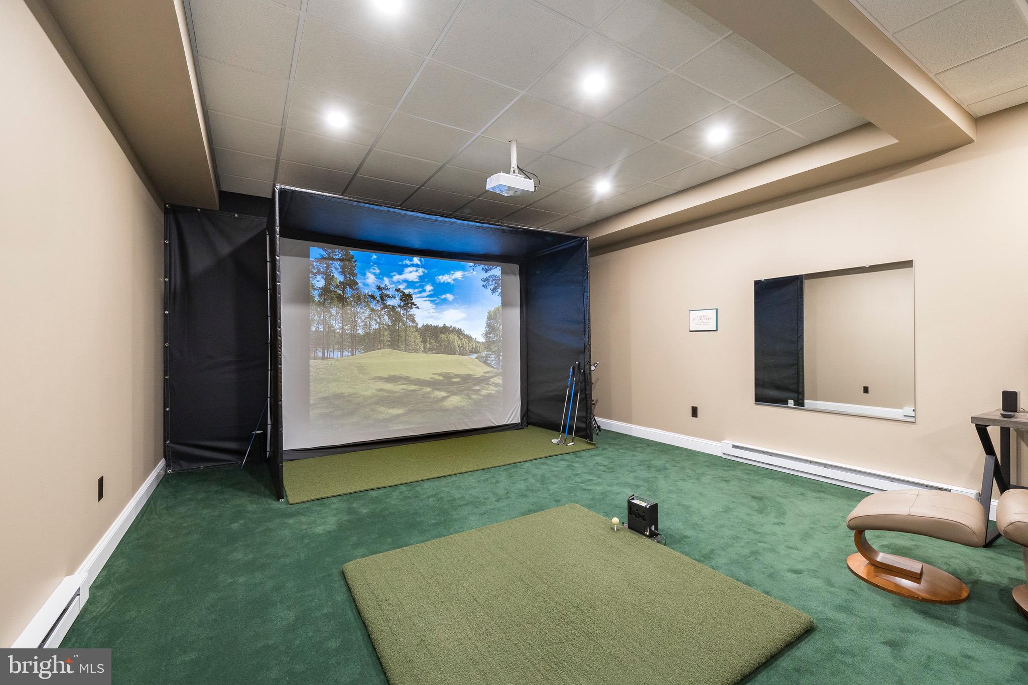 553 St Matthews Road Chester Springs, PA 19425 - Photo 45 of 68 Golf Simulator Room