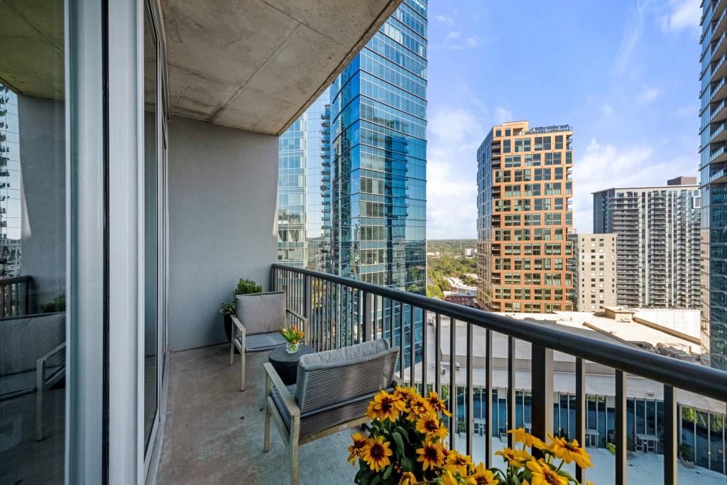 1080 Peachtree Street Northeast, Unit 1906 Atlanta, GA 30309 - Photo 19 of 46 a view of balcony with furniture