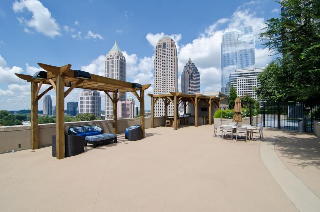 1080 Peachtree Street Northeast, Unit 1906 Atlanta, GA 30309 - Photo 42 of 46 a view of outdoor space with seating area