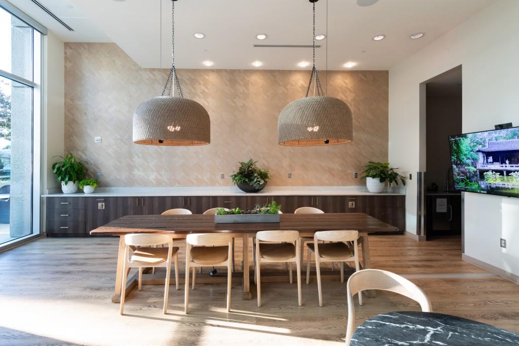 1080 Peachtree Street Northeast, Unit 1906 Atlanta, GA 30309 - Photo 43 of 46 a view of a dining room with furniture