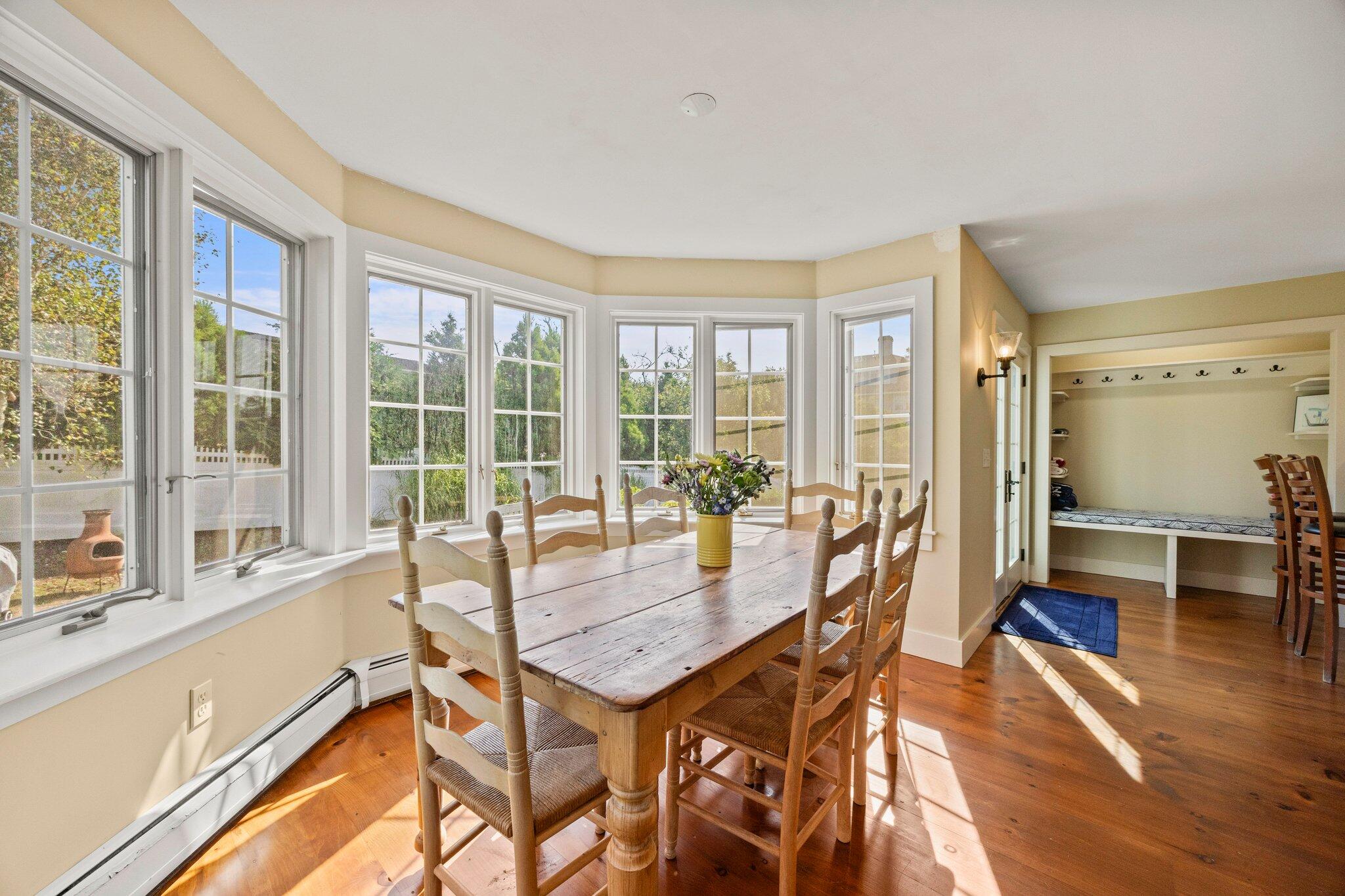 47 Quasson Road Chatham, MA 02633 - Photo 17 of 47 a dining room with furniture window wooden floor
