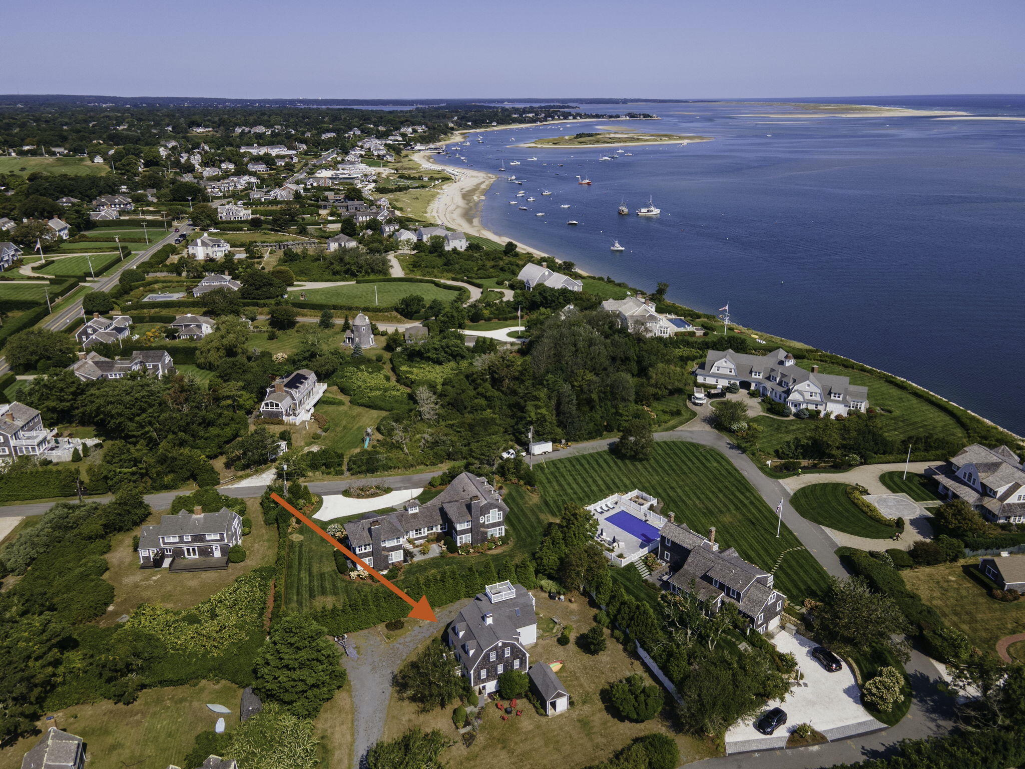 47 Quasson Road Chatham, MA 02633 - Photo 6 of 47 view of a lake with a mountain