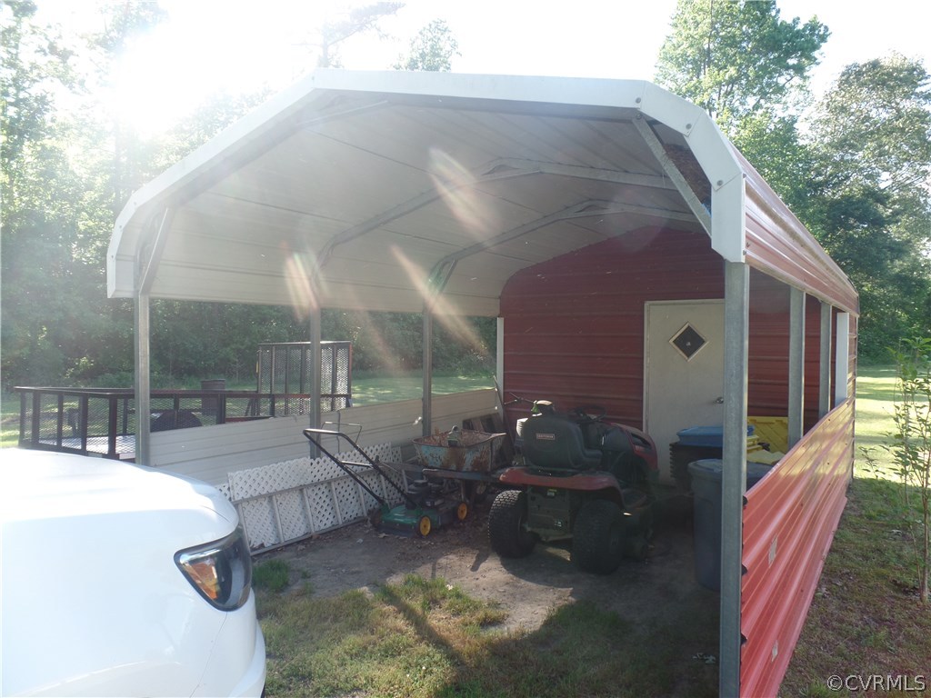 11108 Hitchcock Road Disputanta, VA 23842 - Photo 18 of 19 Carport with Storage