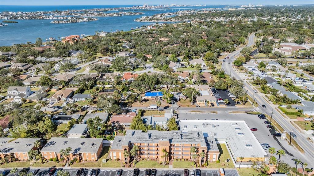 12760 Indian Rocks Road, Unit 104 Largo, FL 33774 - Photo 34 of 37 an aerial view of a city with ocean view
