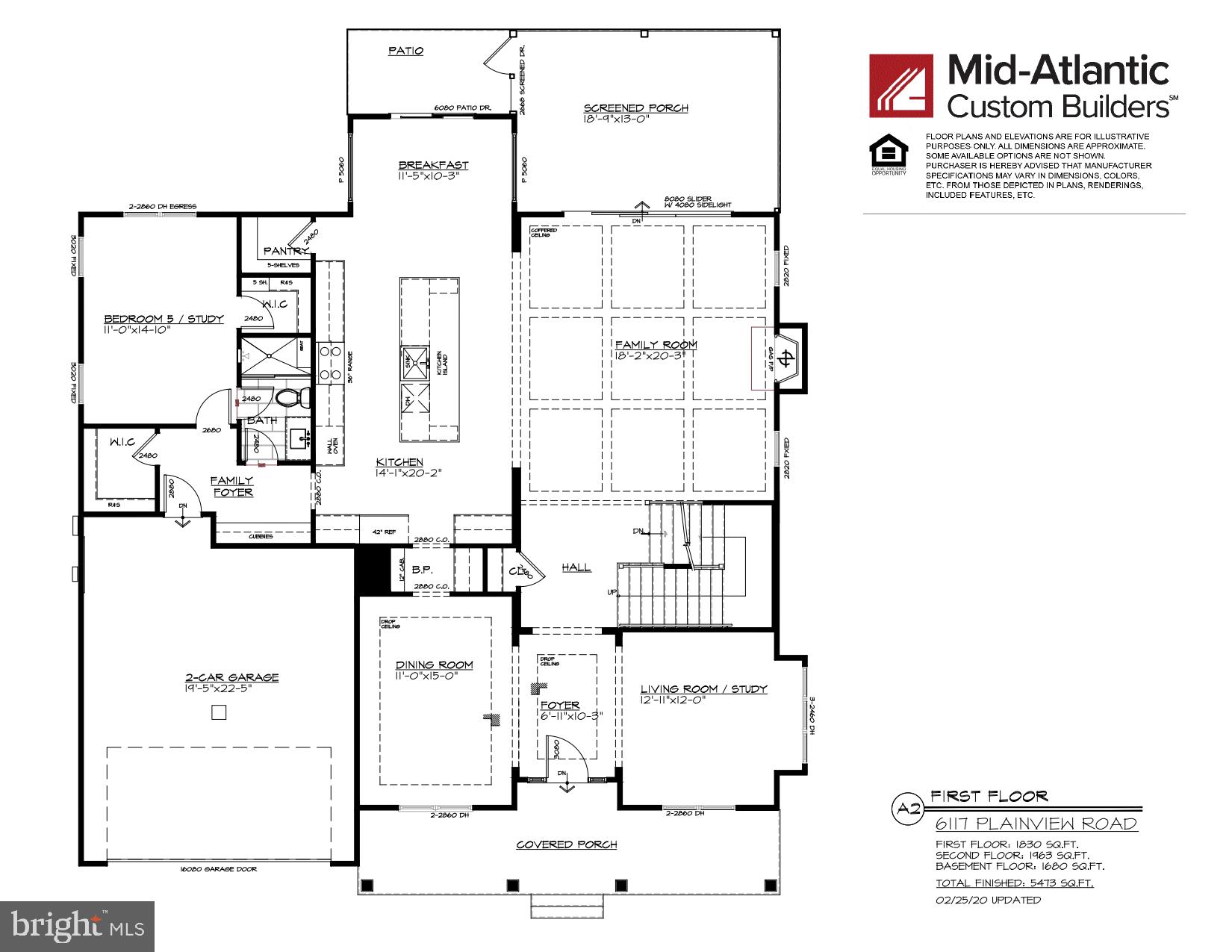 6117 Plainview Road Bethesda, MD 20817 - Photo 17 of 19 Main Level Floor Plan
