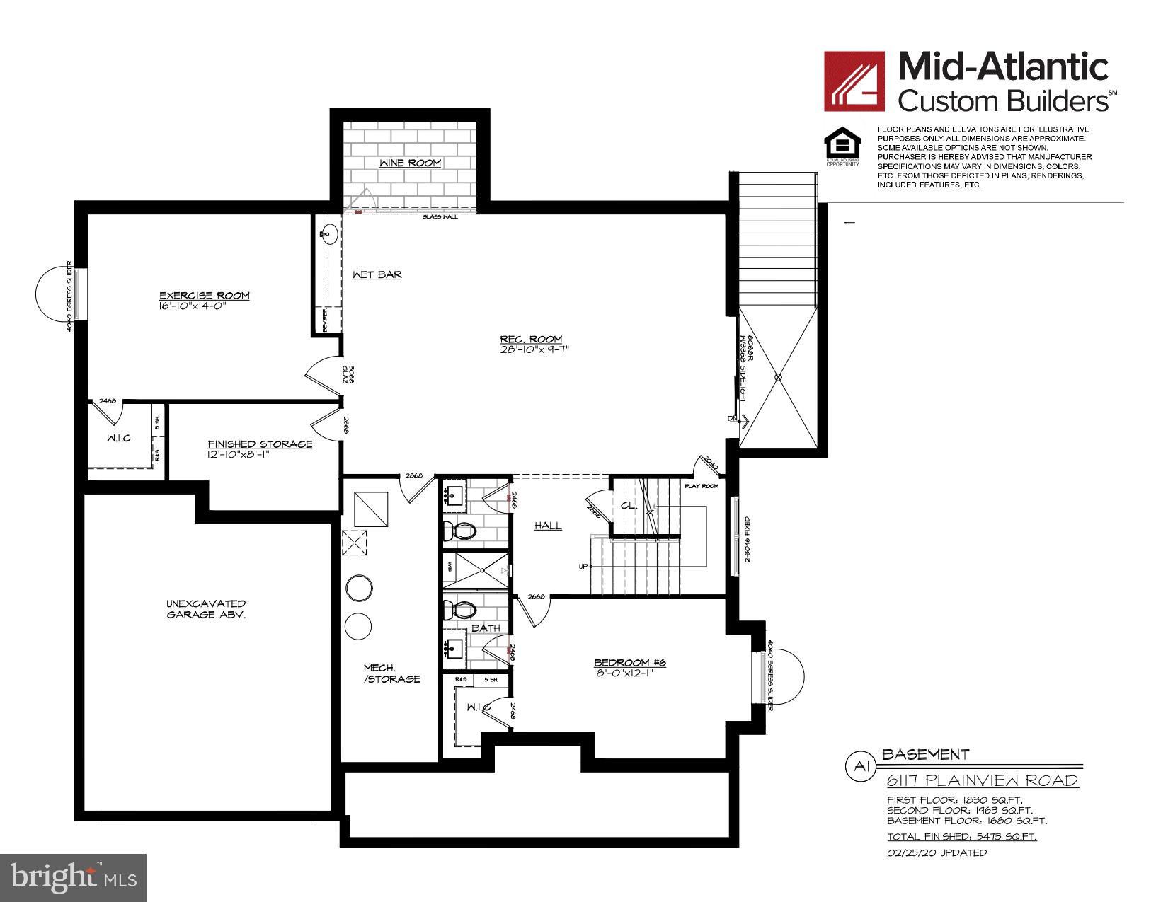 6117 Plainview Road Bethesda, MD 20817 - Photo 19 of 19 Lower Level Floor Plan