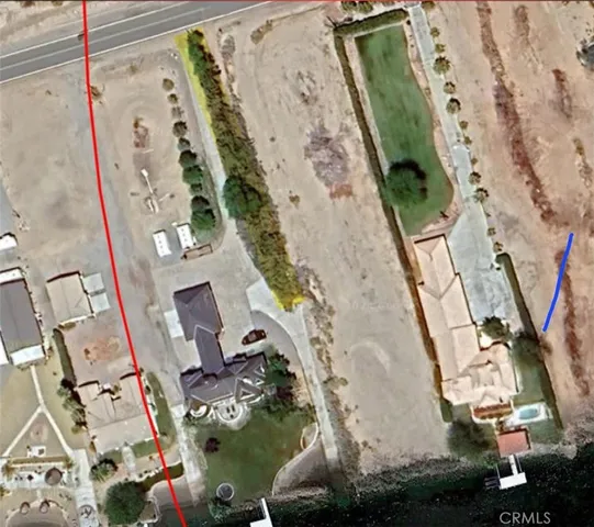 an aerial view of a large buildings