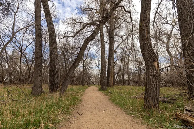 a view of balcony with wooden floor and lake view