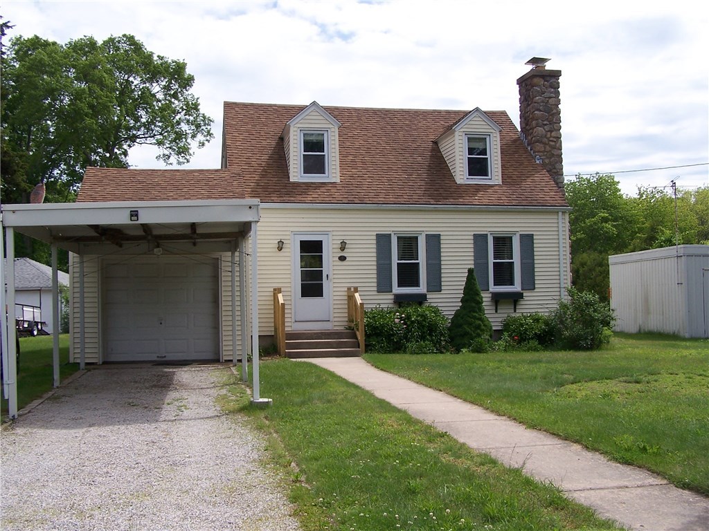 4 Diamond Hill Road Hopkinton, RI 02808 - Photo 2 of 40 front exterior has car port and garage...