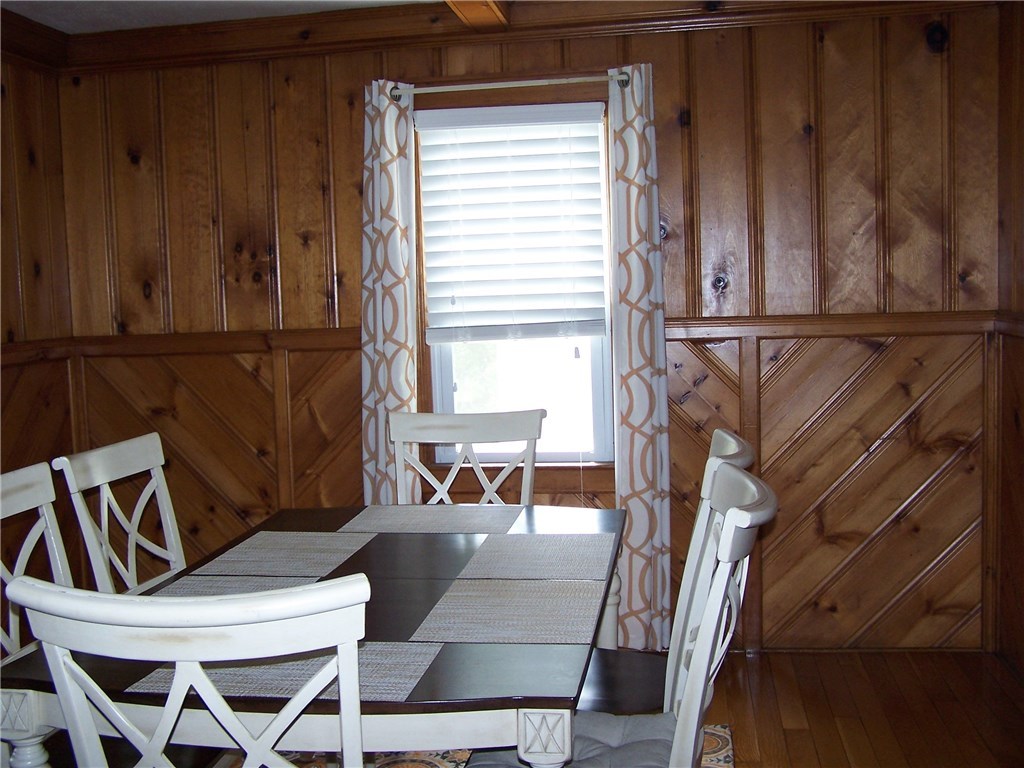 4 Diamond Hill Road Hopkinton, RI 02808 - Photo 28 of 40 dining room....all warm wood walls, floors....cozy