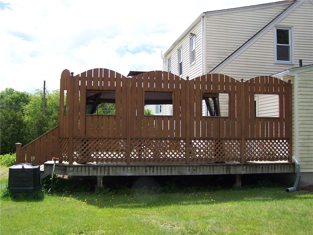 4 Diamond Hill Road Hopkinton, RI 02808 - Photo 10 of 40 house side view... private, yet ability to look out porch fencing...