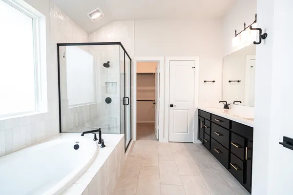 a view of small space with racks on the wall