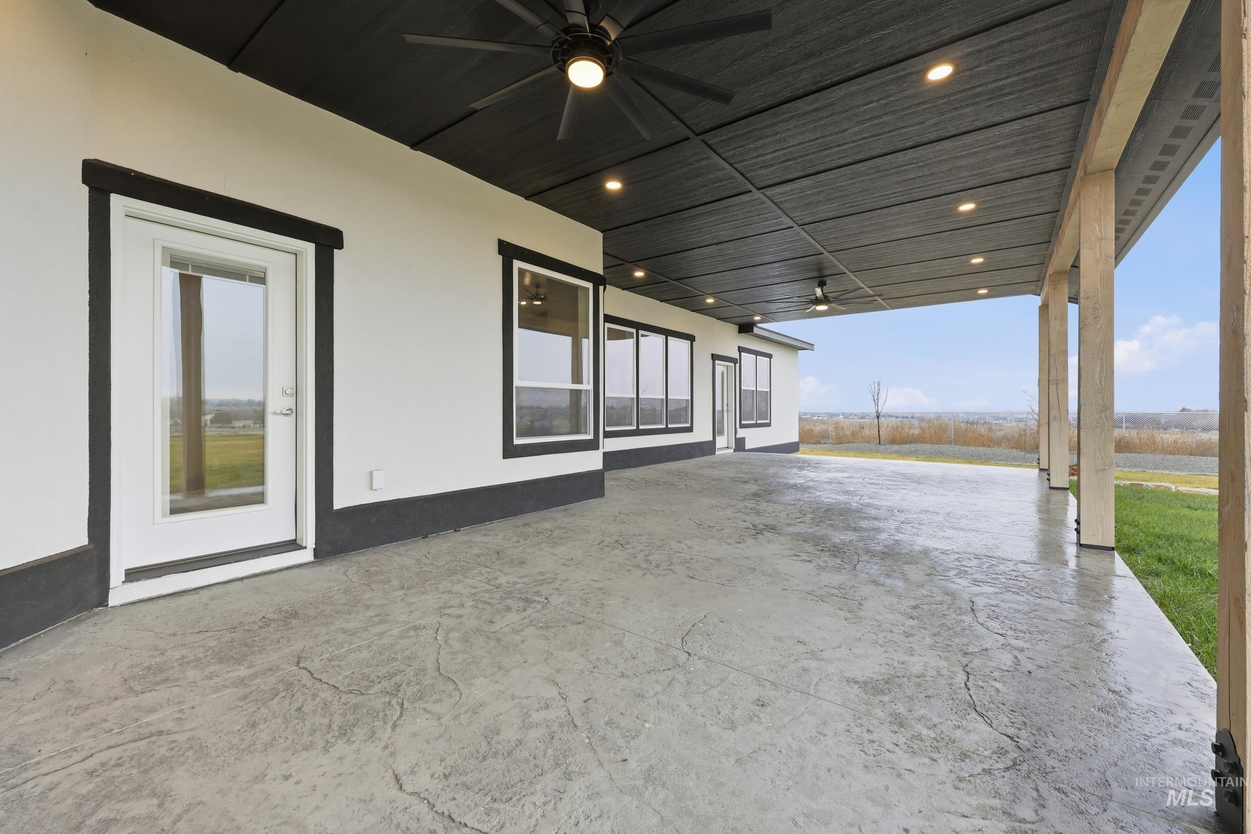 9264 Basin Kid Court Middleton, ID 83644 - Photo 45 of 50 View of patio / terrace featuring ceiling fan