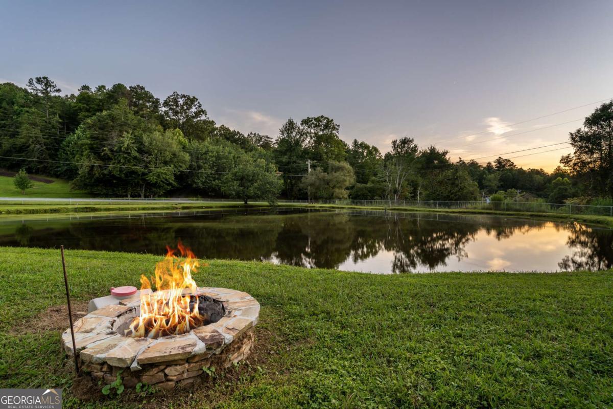 2637 River Road Mineral Bluff, GA 30559 - Photo 62 of 69 a lake view with a garden