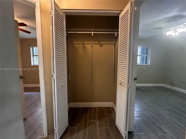 a view of walk in closet