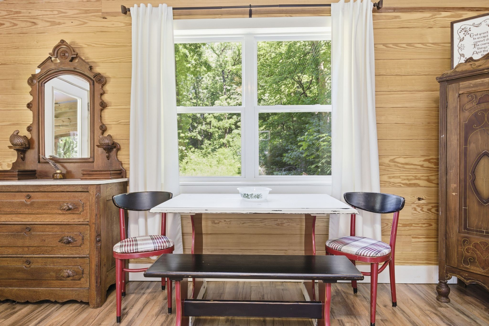 2677 Pigg Schoolhouse Road Santa Fe, TN 38482 - Photo 17 of 35 a view of a dining room with furniture and a window