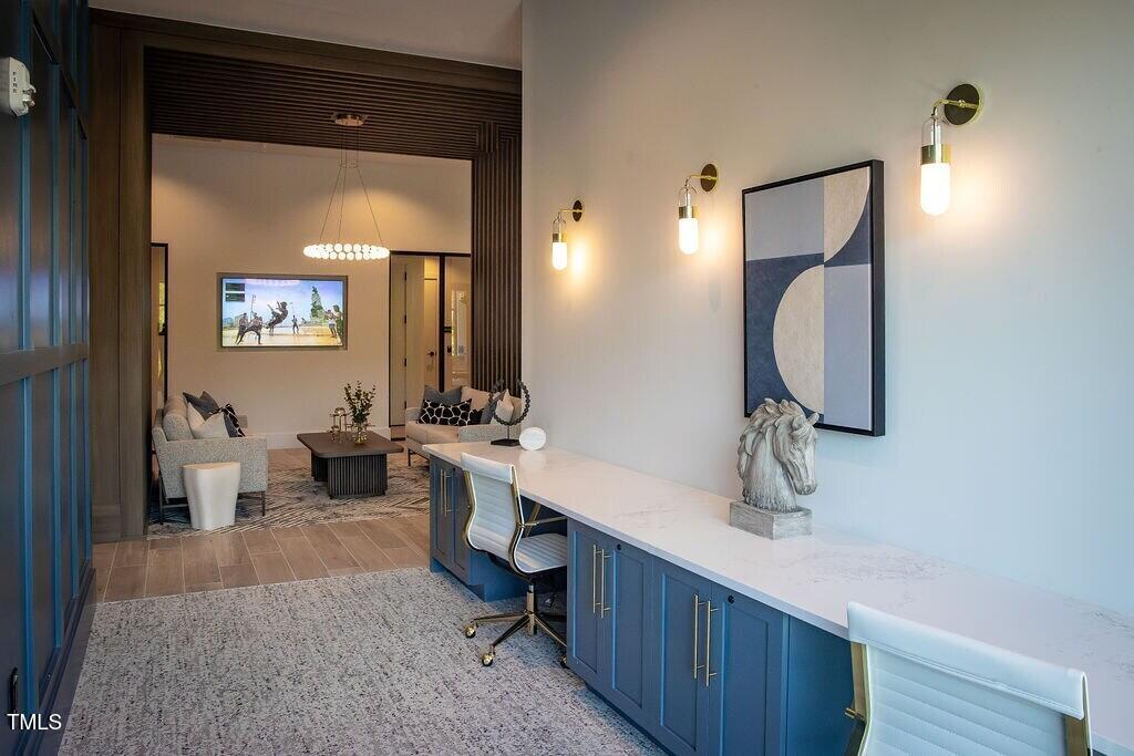 2000 Olivewood Street, Unit A4 Cary, NC 27519 - Photo 17 of 19 a bathroom with 2 sink and a mirror