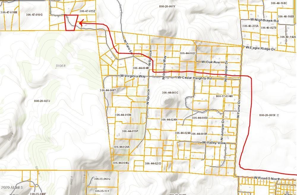 4249 West Cedar Heights Road Prescott, AZ 86305 - Photo 5 of 9 map out with directions