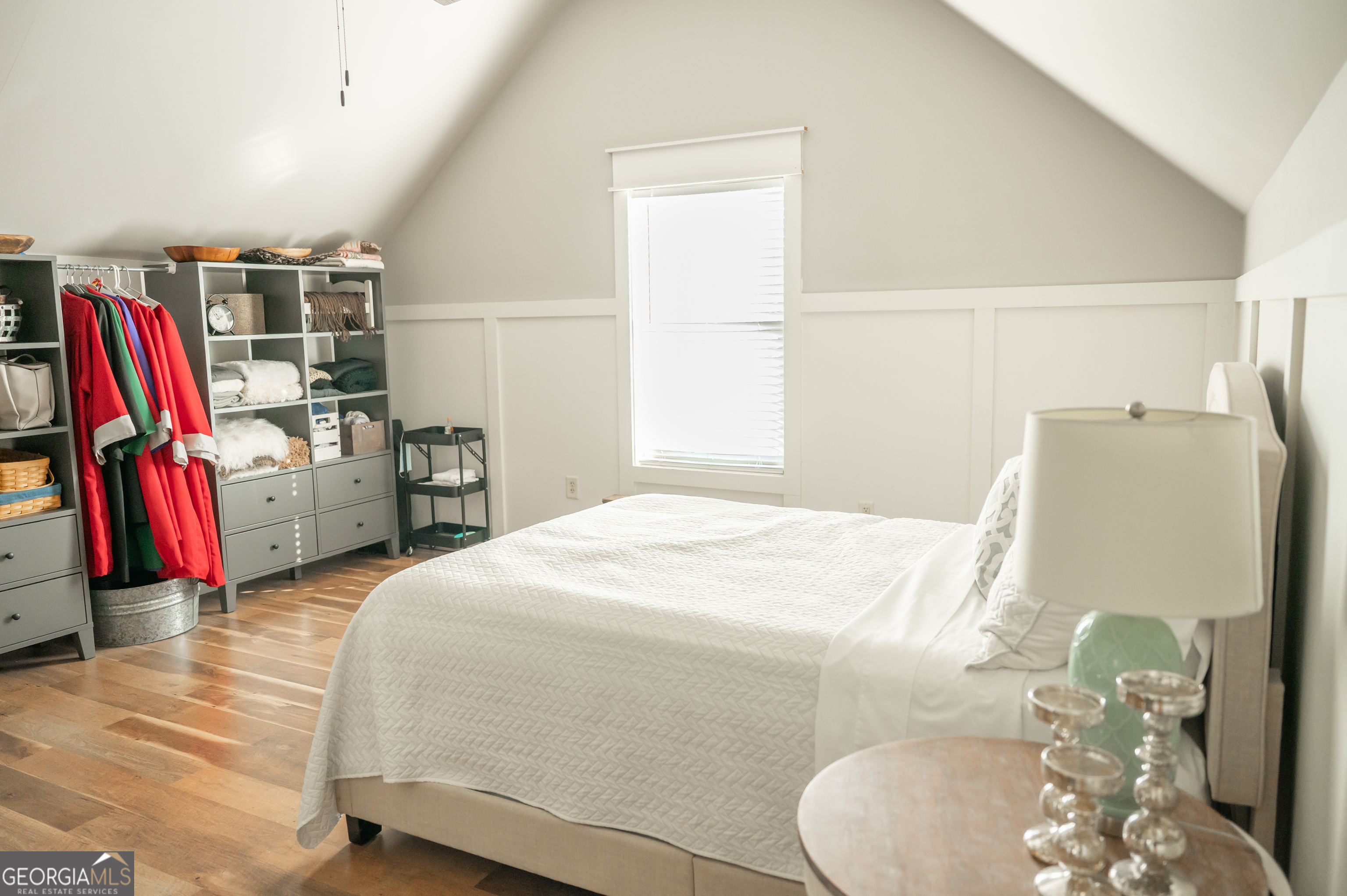 415 EAS Way Fayetteville, GA 30215 - Photo 65 of 70 a bedroom with a bed and a view of walk in closet