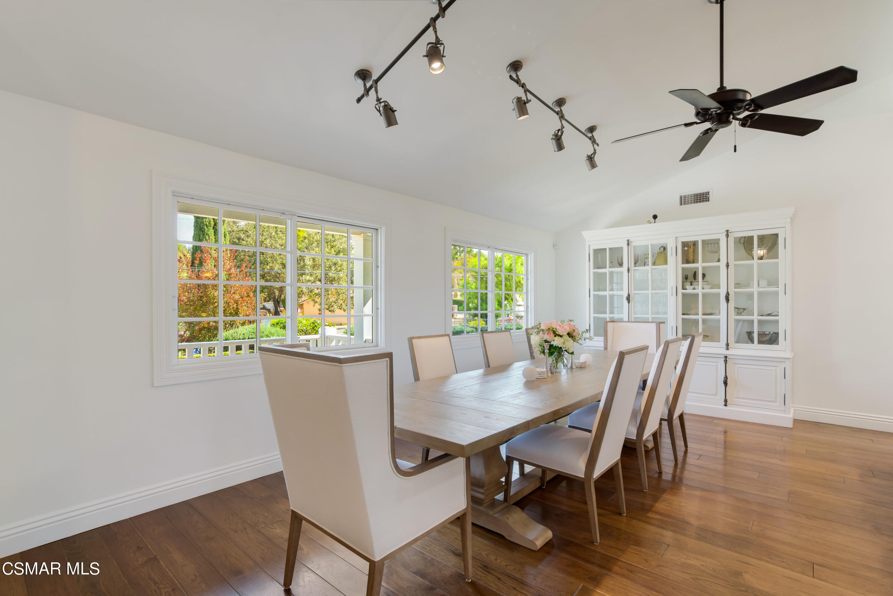 888 Rancho Road Thousand Oaks, CA 91362 - Photo 6 of 44 a view of a dining room with furniture window and wooden floor