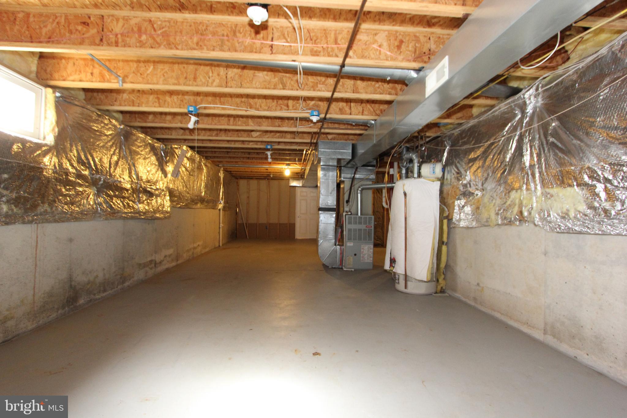 8301 Glen Heather Drive Frederick, MD 21702 - Photo 44 of 72 Unfinished basement area has lots of space for sto