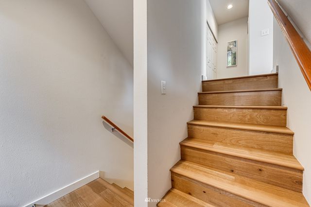 an empty room with a natural light