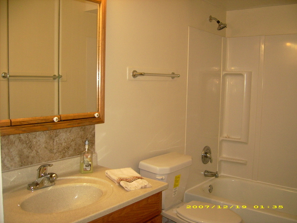 115 East Dundee Road, Unit 1S Wheeling, IL 60090 - Photo 11 of 12 a bathroom with a sink toilet and shower