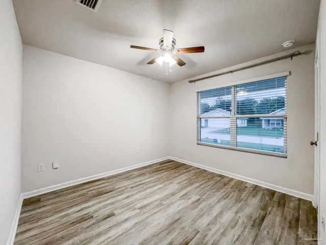 wooden floor in an empty room