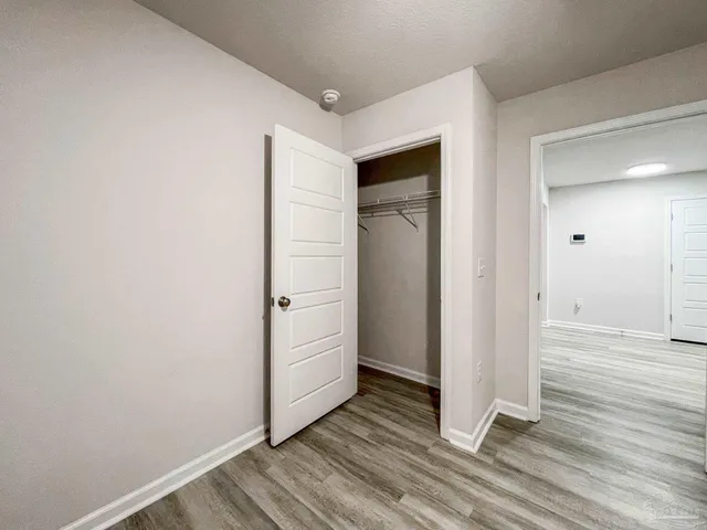 a view of a room with an empty space