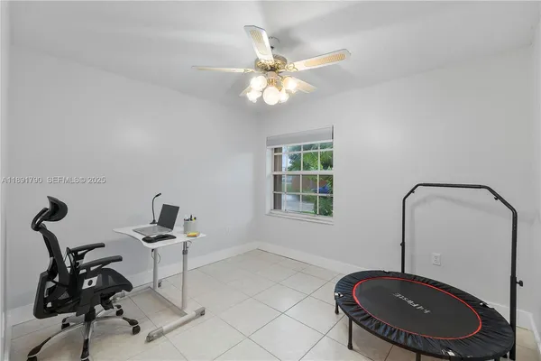 a room with furniture and window