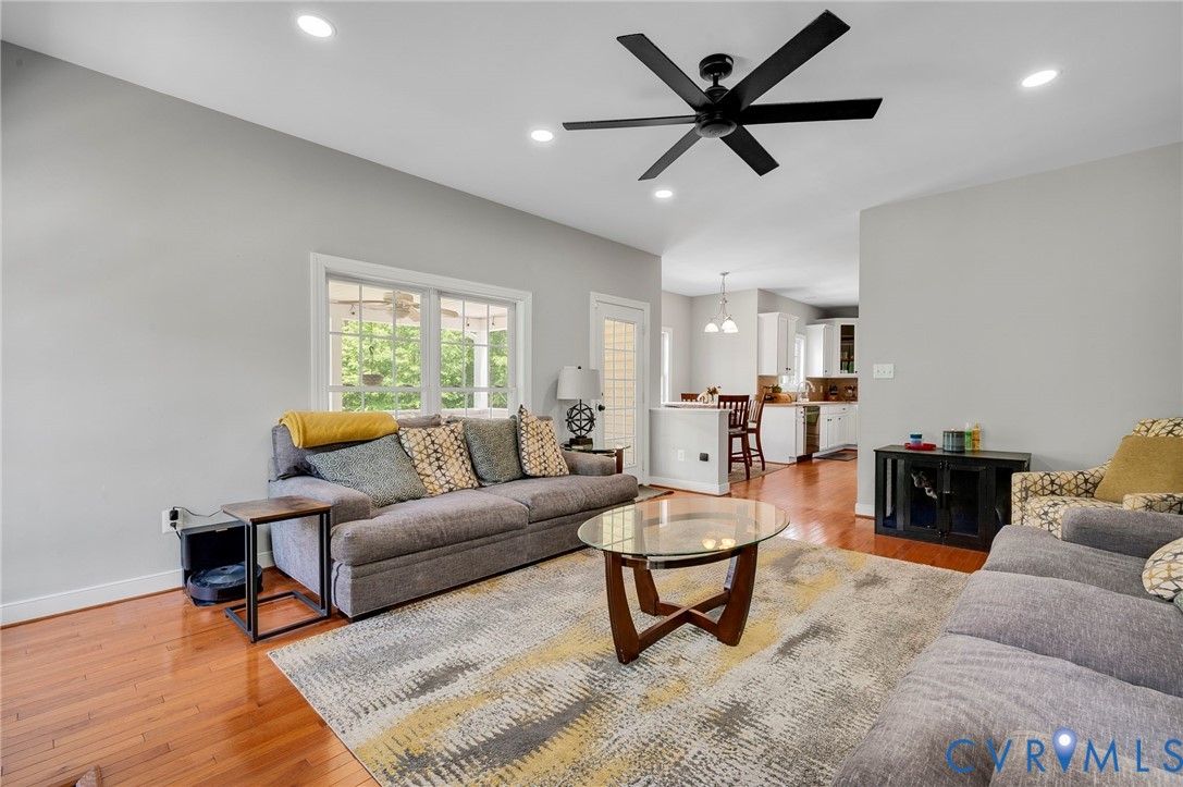 3090 Poor House Road Goochland, VA 23063 - Photo 11 of 32 Bright living area featuring wood-finish flooring,