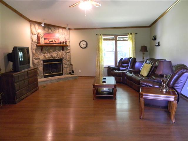 4349 Murfreesboro Road Franklin, TN 37067 - Photo 5 of 20 View of Den showing the stone fireplace.