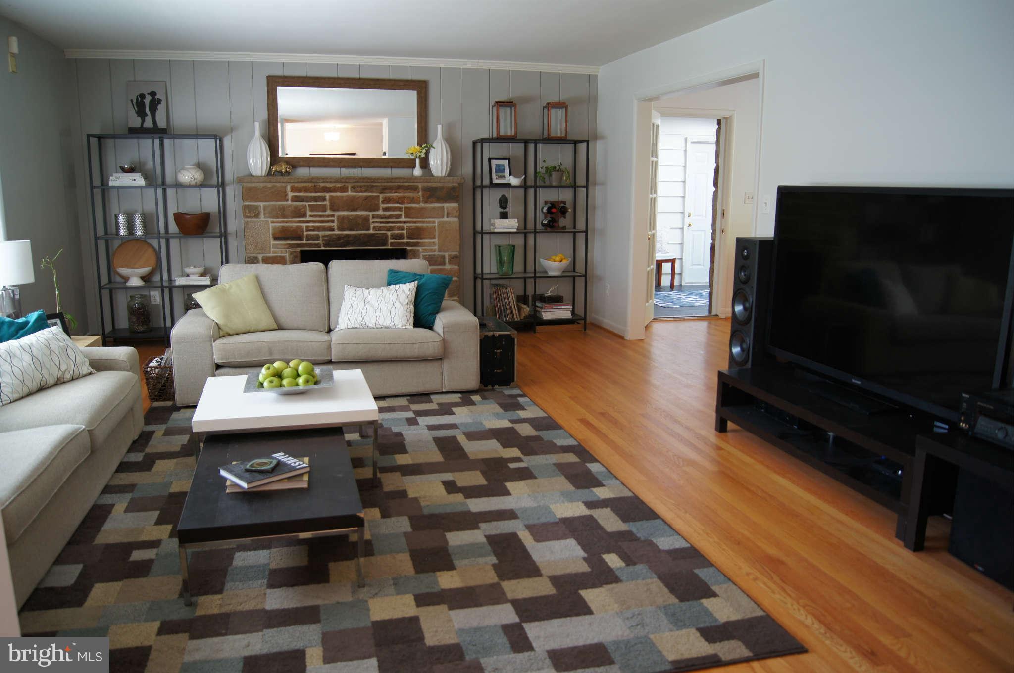 1908 Pot Spring Road Lutherville-Timonium, MD 21093 - Photo 5 of 30 Lengthy living room fits huge tv easily