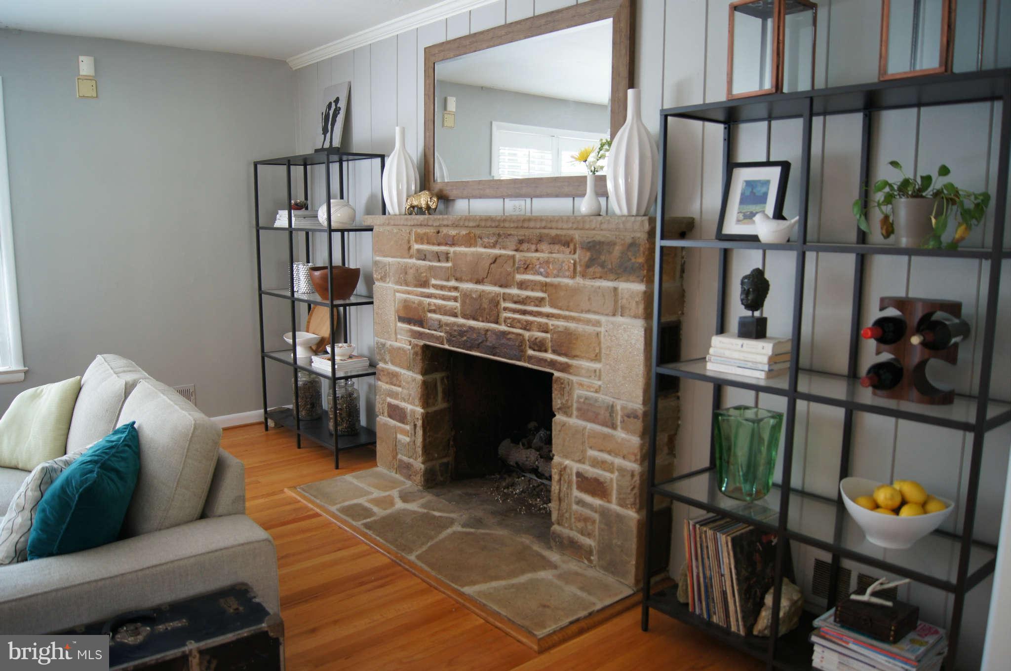 1908 Pot Spring Road Lutherville-Timonium, MD 21093 - Photo 7 of 30 Fireplace stone matches exterior