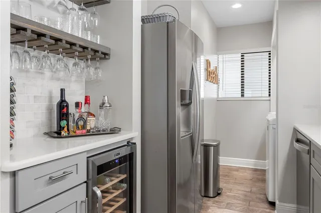 a view of a closet and storage