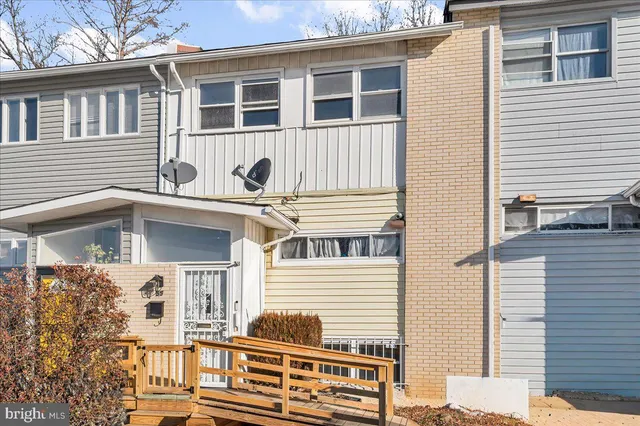 a front view of a house with a balcony