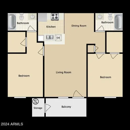 $1,589 | 3040 East Shea Boulevard, Unit C, Phoenix, AZ 85028