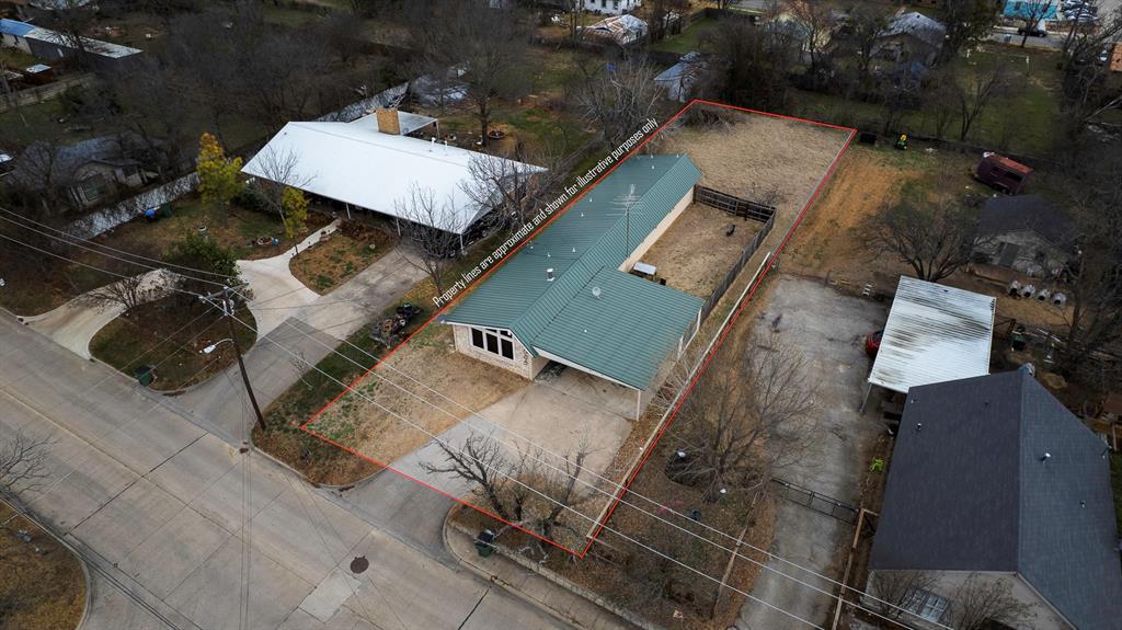 505 Alexander Road Stephenville, TX 76401 - Photo 2 of 29 an aerial view of a house with a yard