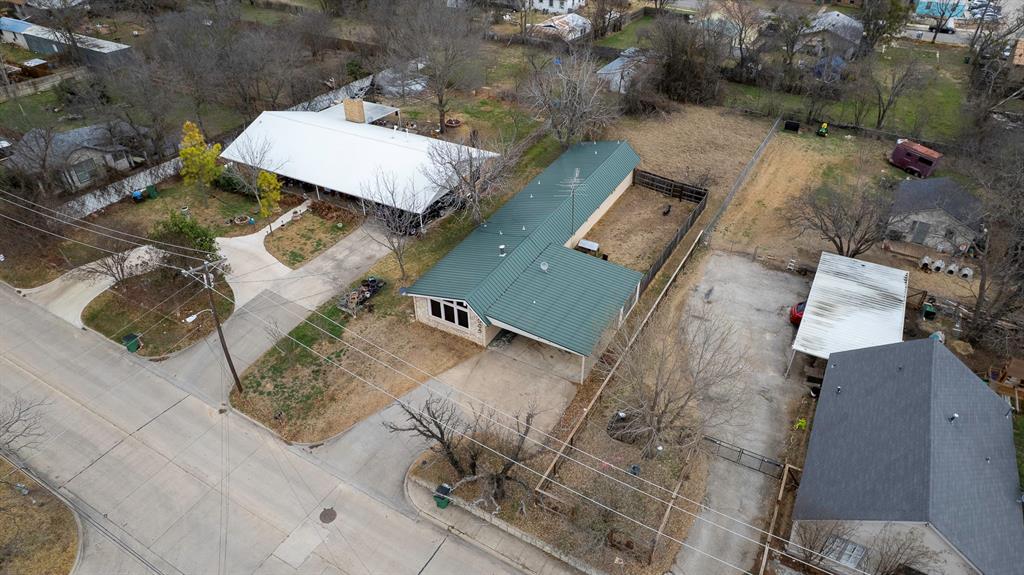 505 Alexander Road Stephenville, TX 76401 - Photo 26 of 29 an aerial view of a house with outdoor space