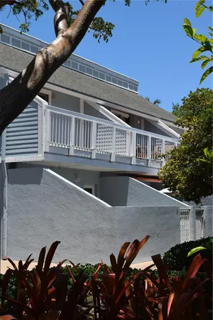 a view of a house with a patio