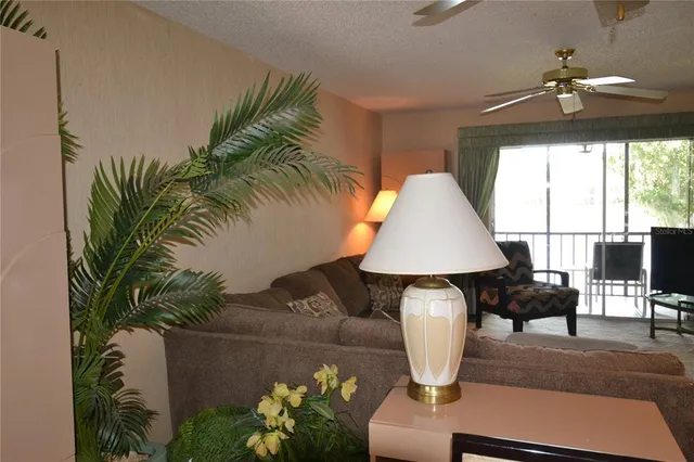 a workspace with furniture and window