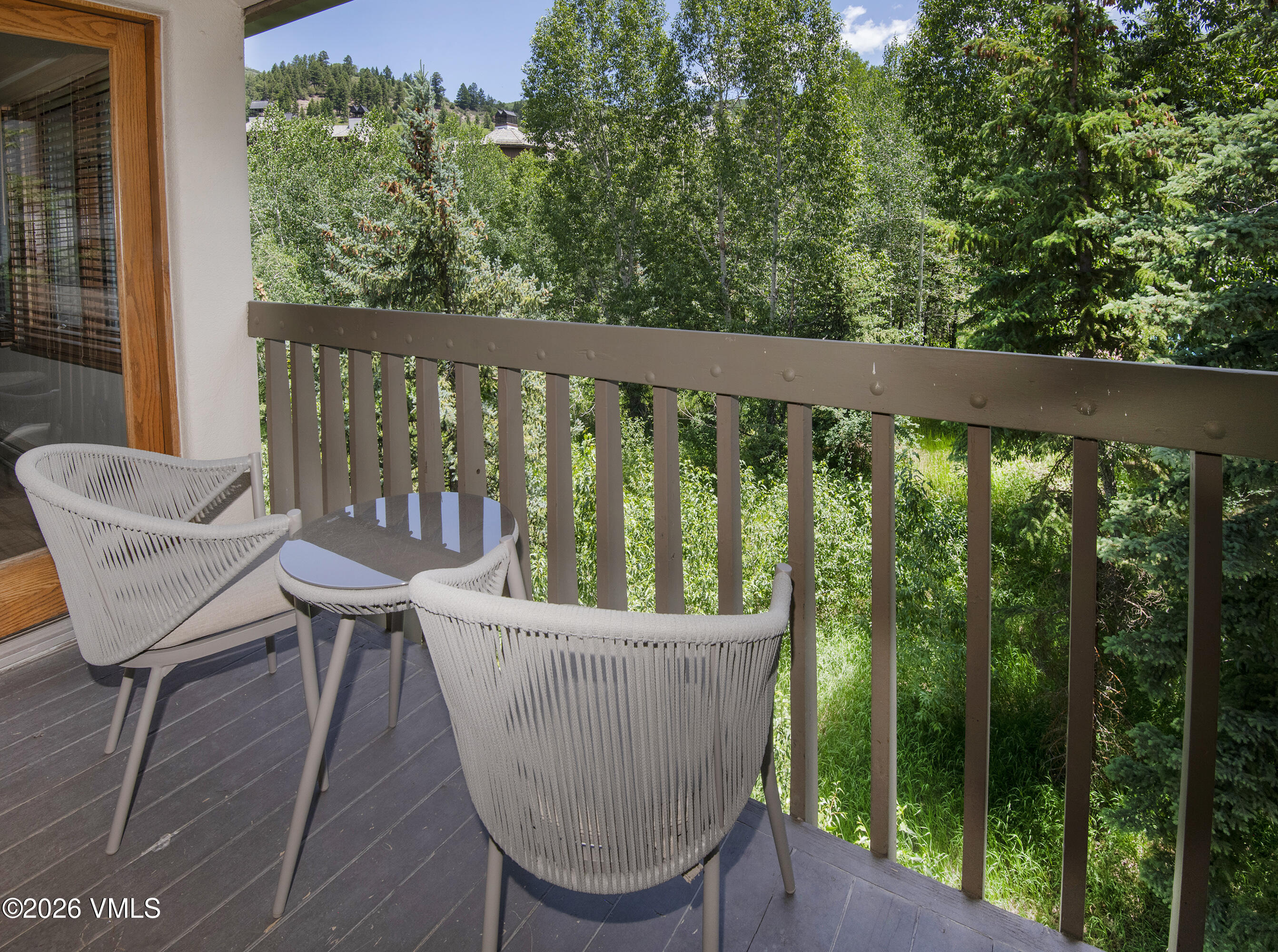 1206 Village Road, Unit B307 Beaver Creek, CO 81620 - Photo 16 of 20 a view of a chairs in balcony